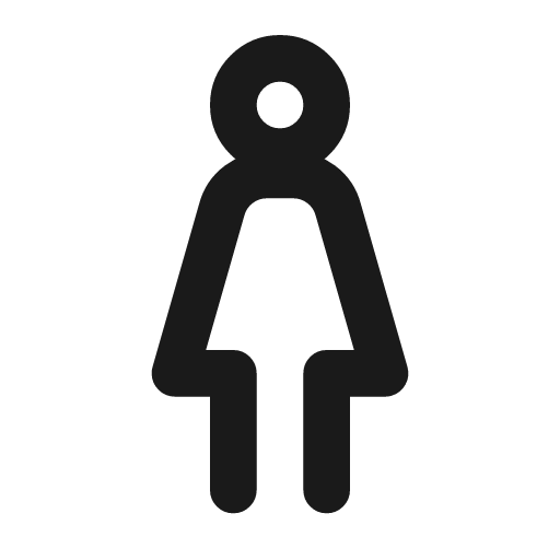Woman icon, line style, from Drawico Icons