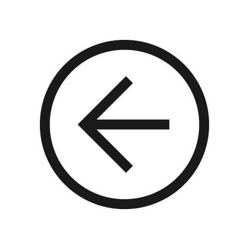 Arrow left icon, solid style, from Evil Icons