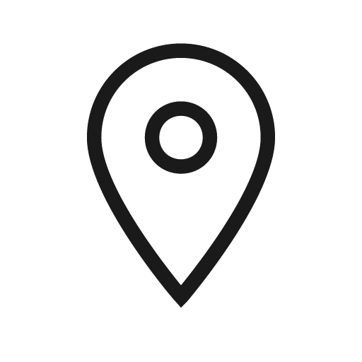 Location icon, solid style, from Evil Icons