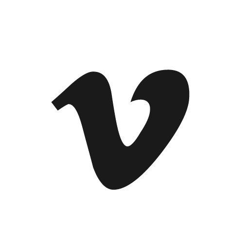 Sc vimeo icon, solid style, from Evil Icons