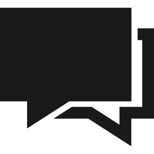 Comment alt icon, solid style, from Elusive Icons