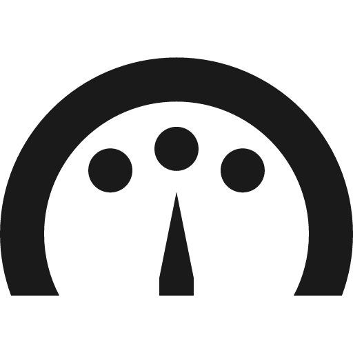Dashboard icon, solid style, from Elusive Icons