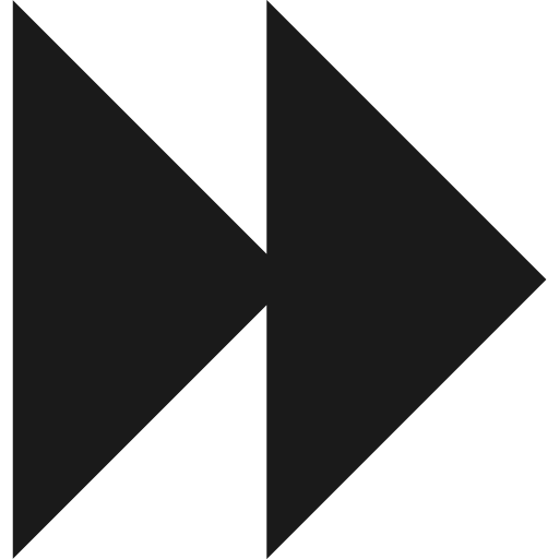 Forward icon, solid style, from Elusive Icons