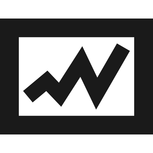 Graph icon, solid style, from Elusive Icons