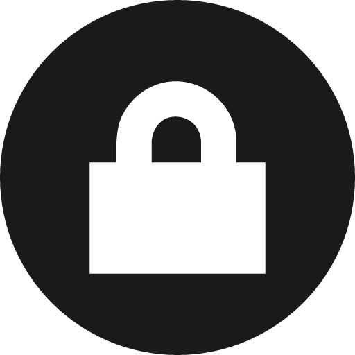 Lock alt icon, solid style, from Elusive Icons