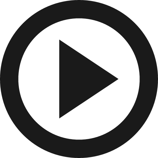 Play circle icon, solid style, from Elusive Icons