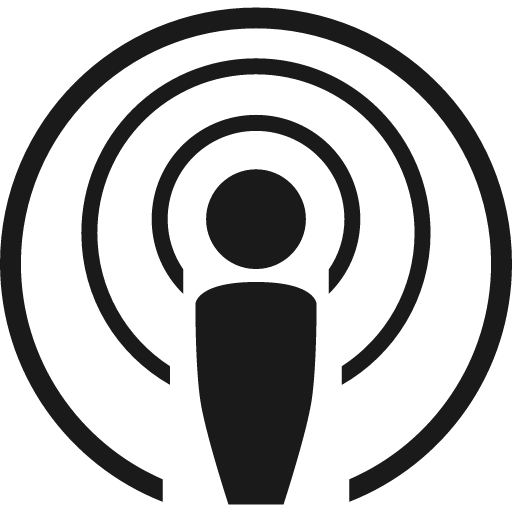 Podcast icon, solid style, from Elusive Icons
