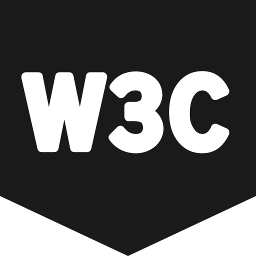 W3c icon, solid style, from Elusive Icons