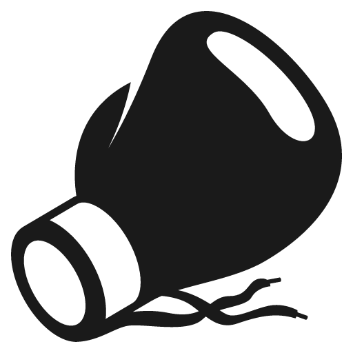 Boxing glove icon, solid style, from Emoji One (Monotone)