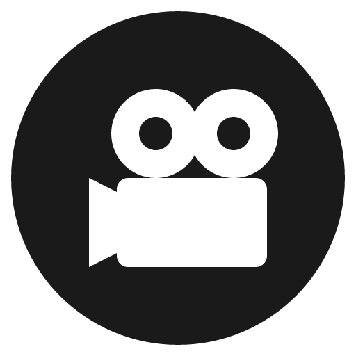 Cinema icon, solid style, from Emoji One (Monotone)