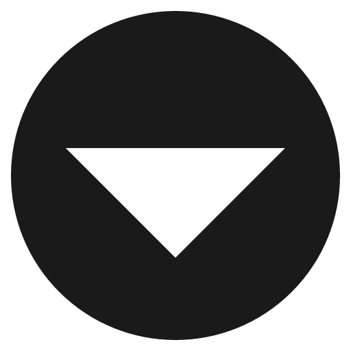 Downwards button icon, solid style, from Emoji One (Monotone)