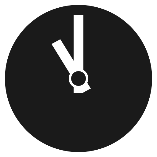 Eleven oclock icon, solid style, from Emoji One (Monotone)