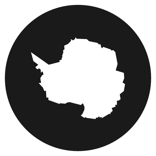Flag for antarctica icon, solid style, from Emoji One (Monotone)