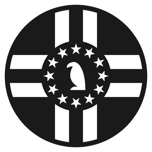 Flag for dominica icon, solid style, from Emoji One (Monotone)
