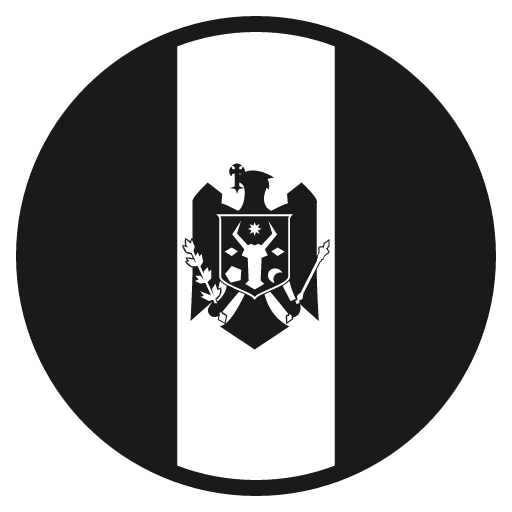 Flag for moldova icon, solid style, from Emoji One (Monotone)