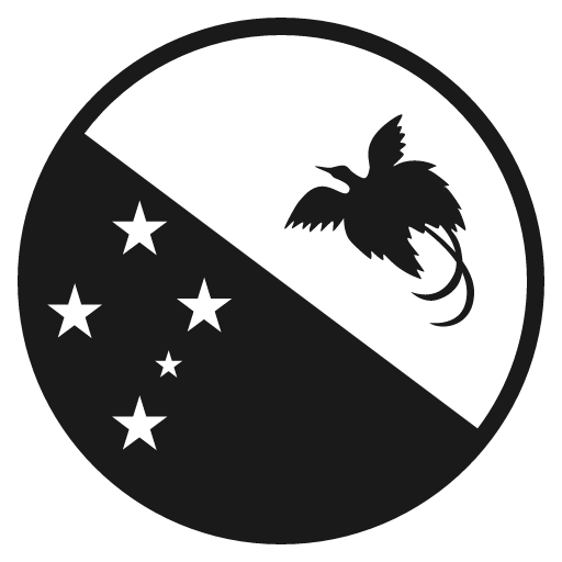 Flag for papua new guinea icon, solid style, from Emoji One (Monotone)