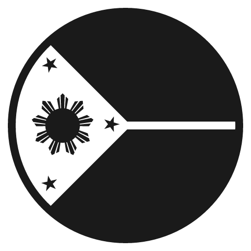 Flag for philippines icon, solid style, from Emoji One (Monotone)