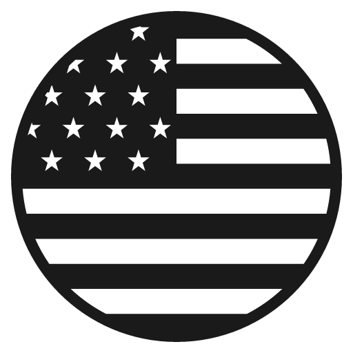 Flag for united states icon, solid style, from Emoji One (Monotone)