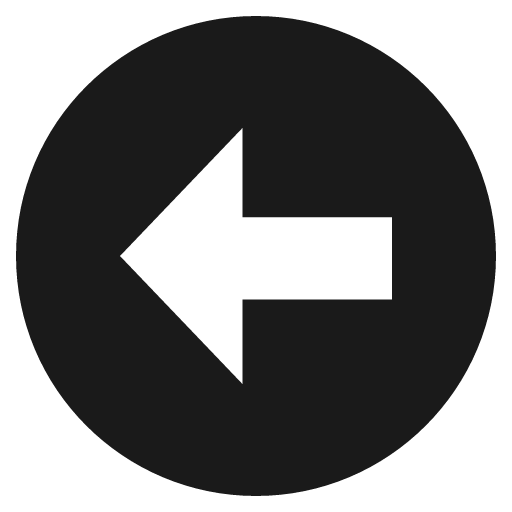 Left arrow icon, solid style, from Emoji One (Monotone)