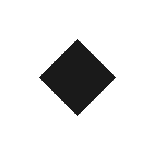 Small orange diamond icon, solid style, from Emoji One (Monotone)
