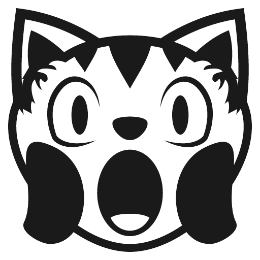 Weary cat face icon, solid style, from Emoji One (Monotone)