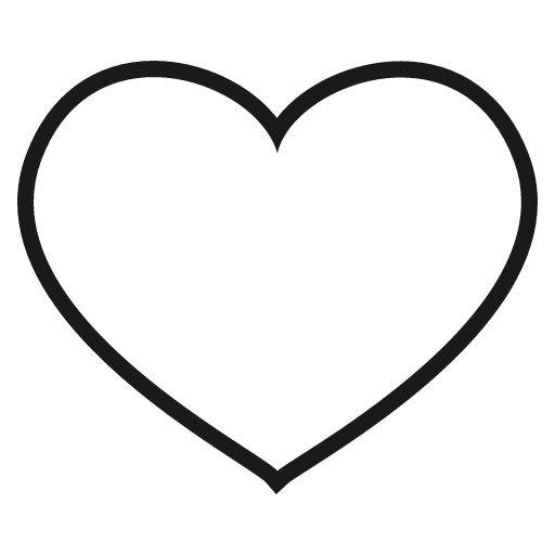 Yellow heart icon, solid style, from Emoji One (Monotone)