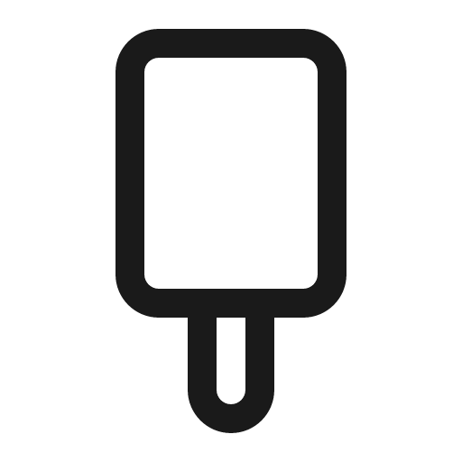 Ice cream square icon, solid style, from Element Plus