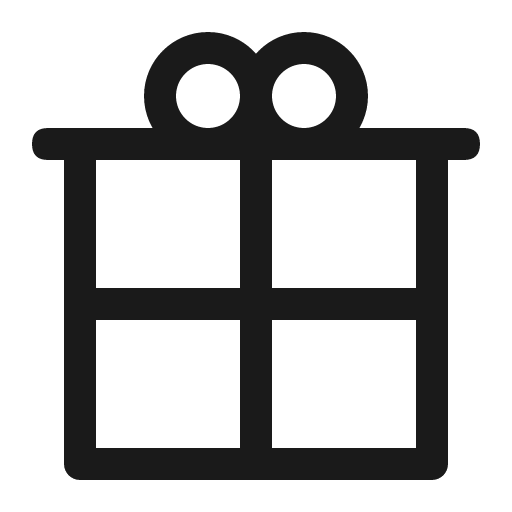 Present icon, solid style, from Element Plus