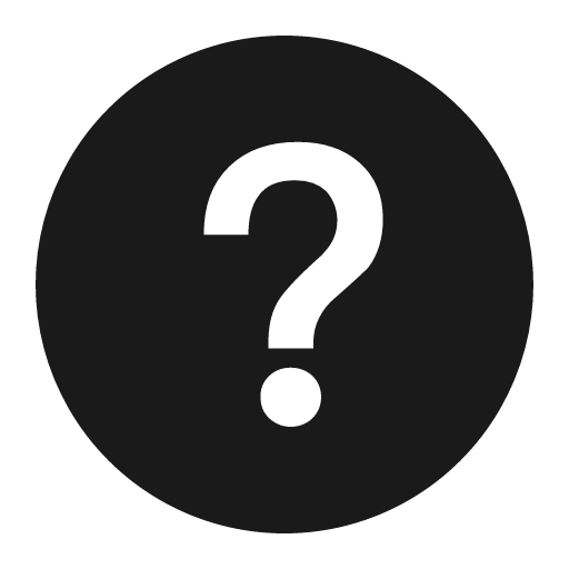 Question filled icon, filled style, from Element Plus