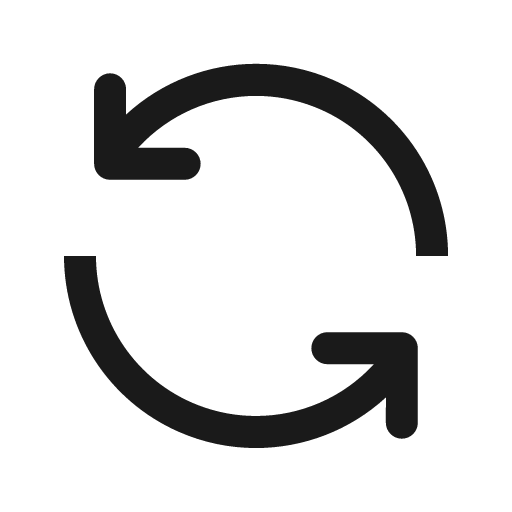Refresh icon, solid style, from Element Plus