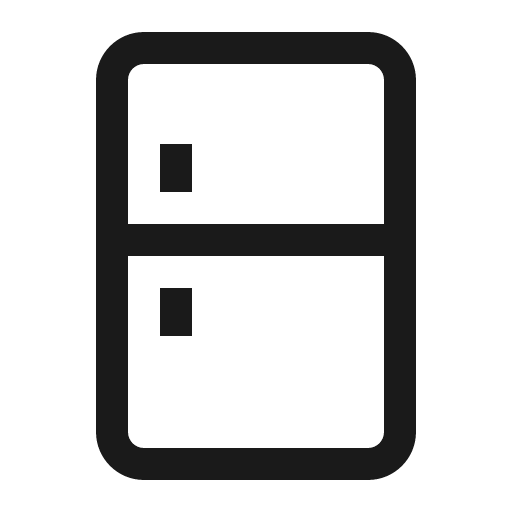 Refrigerator icon, solid style, from Element Plus