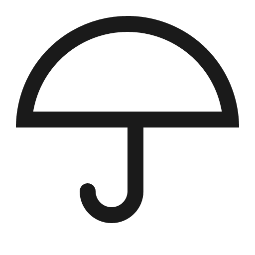 Umbrella icon, solid style, from Element Plus