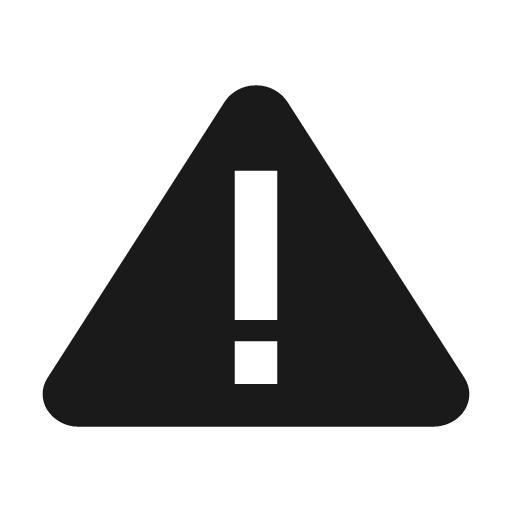 Warn triangle filled icon, filled style, from Element Plus