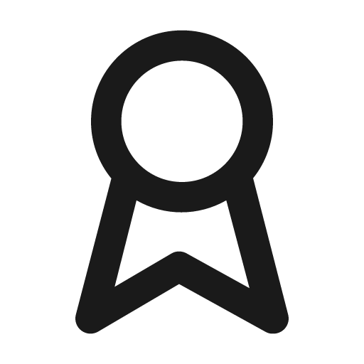 Award outline icon, outline style, from Eva Icons