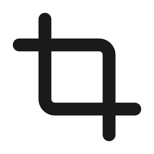 Crop fill icon, filled style, from Eva Icons