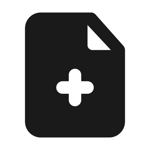 File add fill icon, filled style, from Eva Icons