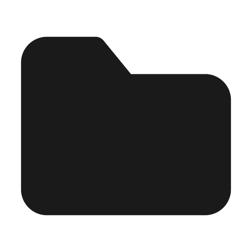 Folder fill icon, filled style, from Eva Icons