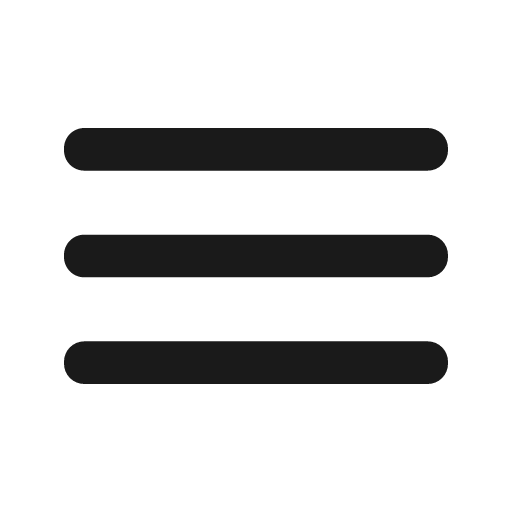 Menu fill icon, filled style, from Eva Icons