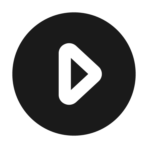 Play circle fill icon, filled style, from Eva Icons