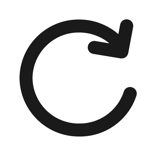 Refresh outline icon, outline style, from Eva Icons