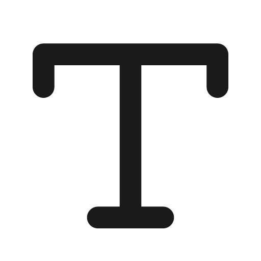 Text fill icon, filled style, from Eva Icons