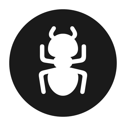 Ant circle fill icon, filled style, from Framework7 Icons