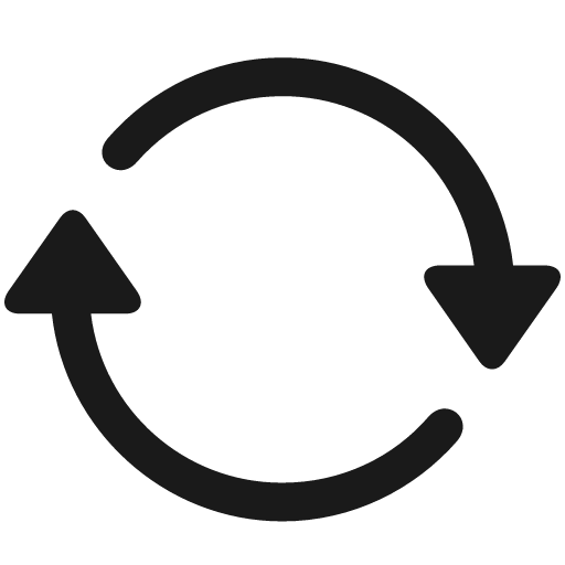 Arrow 2 circlepath icon, solid style, from Framework7 Icons