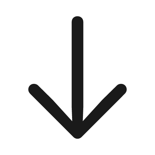 Arrow down icon, solid style, from Framework7 Icons
