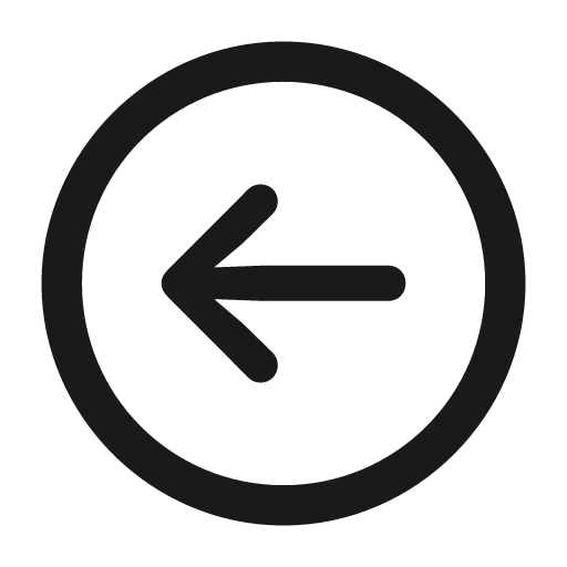 Arrow left circle icon, solid style, from Framework7 Icons