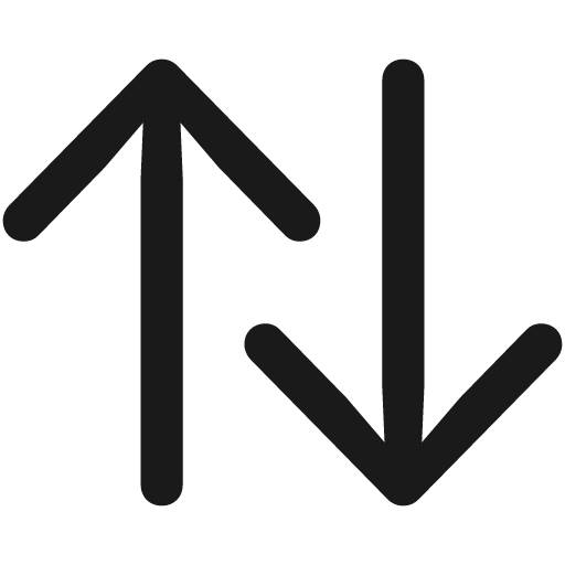 Arrow up arrow down icon, solid style, from Framework7 Icons