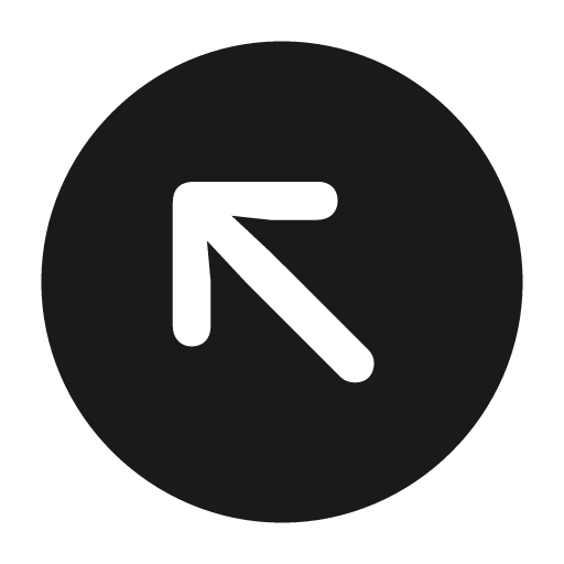 Arrow up left circle fill icon, filled style, from Framework7 Icons