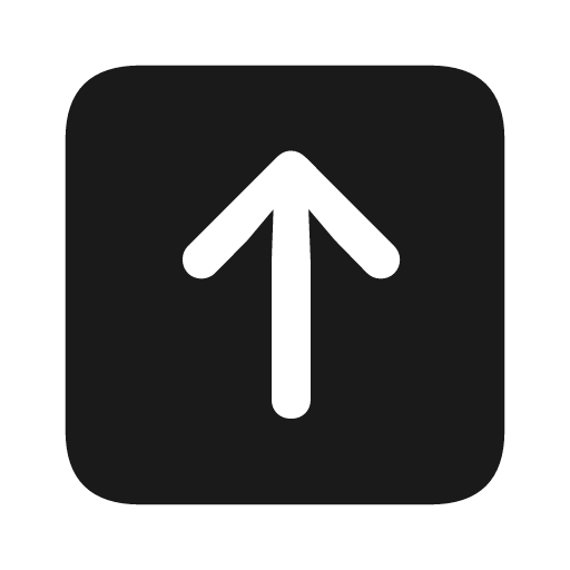 Arrow up square fill icon, filled style, from Framework7 Icons