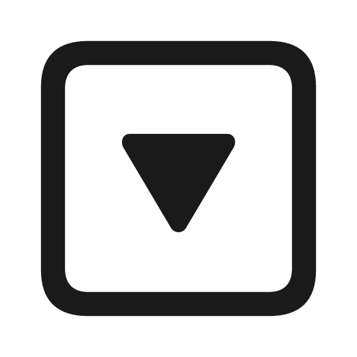 Arrowtriangle down square icon, solid style, from Framework7 Icons