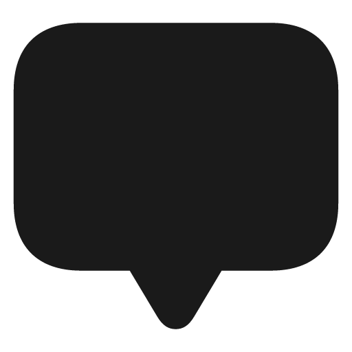 Bubble middle bottom fill icon, filled style, from Framework7 Icons